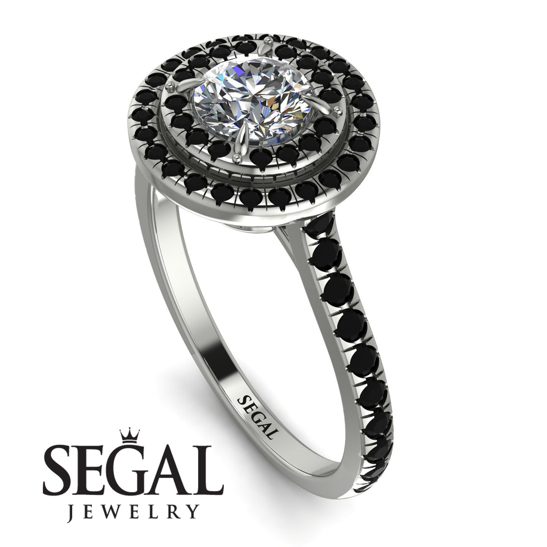 Double Halo Diamond Ring - Zoey No. 36